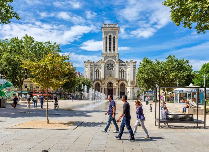 Saint-Etienne - Place Jean Jaurès - Franck GUIZIOU - HEMIS